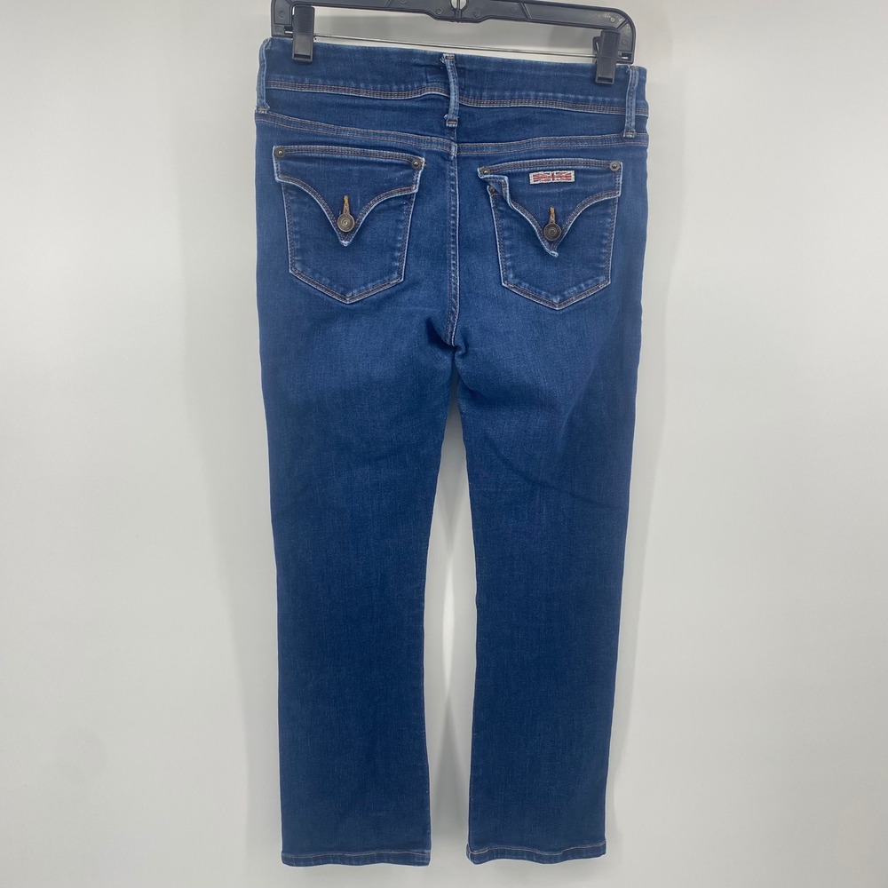 Hudson Beth Baby Boot Jeans Womens 28 Blue Flap Pocket Bootcut Denim - Picture 3 of 11